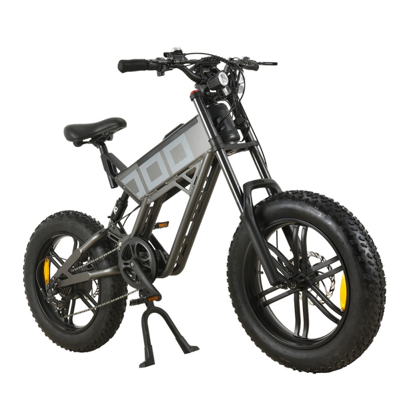 KUGOO T01 Electric Bicycle 48V 500W Motor 13Ah Battery 20X4.0 inch ...