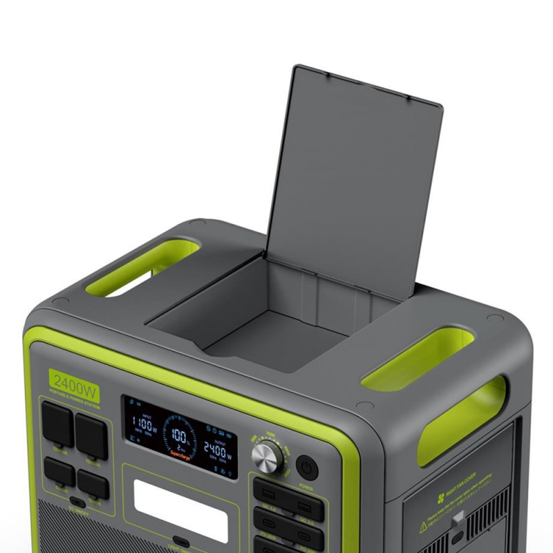 FOSSiBOT F2400 2048Wh/2400W Portable Power Station Solar Generator, Charge 
the electric bike & e-scooter